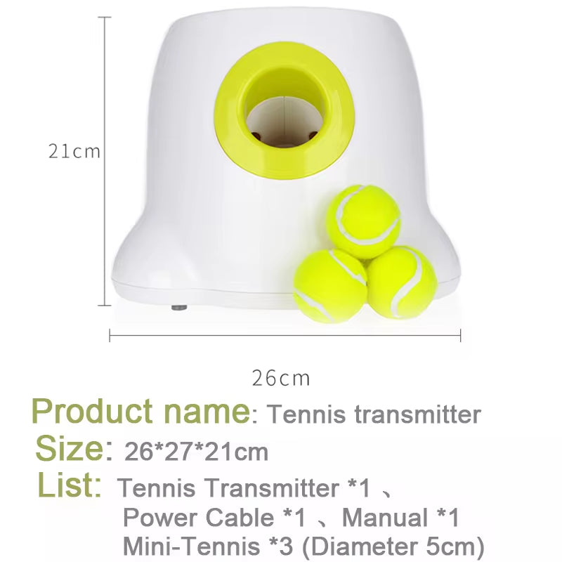 🎾 "Chaos Canon 9000" – Automatic Ball Launcher for Cats/Dogs (3 Distances: 3ft/6ft/9ft)