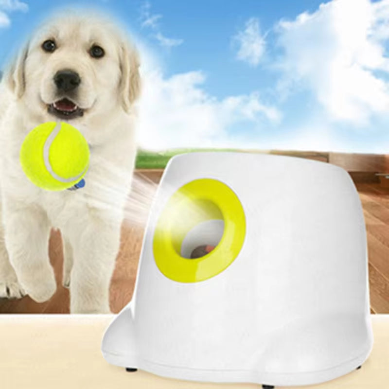 🎾 "Chaos Canon 9000" – Automatic Ball Launcher for Cats/Dogs (3 Distances: 3ft/6ft/9ft)